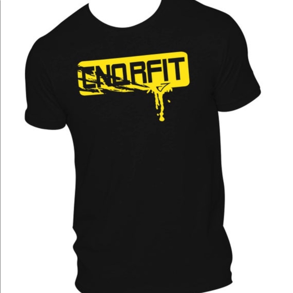 Conquer gear conquer fit mens black graphic tshirt